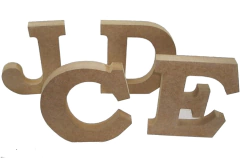 Letras Diveras Forma 20cm Mdf 25mm