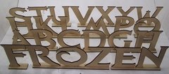 Letras Frozen 15cm Com Base na internet