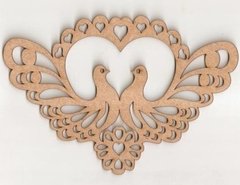 Pombos Parede Casamento 60cm