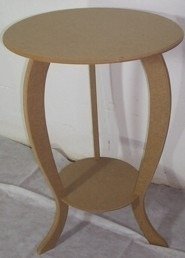 Mesa Redonda Aparador 80cm Tampo 70cm Com Base