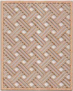Painel Divisorias Placa 80x100cm Mdf 6mm - Pintado - Atelier da Madeira
