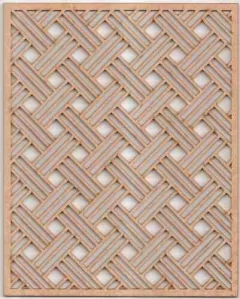 Painel Divisorias Placa 80x100cm Mdf 6mm - Pintado - Atelier da Madeira