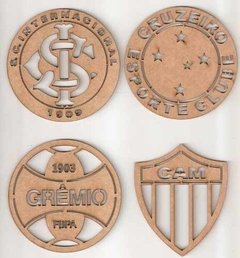 Escudo Times 60cm - Atelier da Madeira