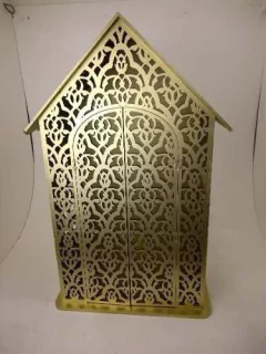 Oratório Capela Provençal Porta para Santo 50cm Pintado - loja online