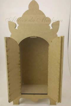 Oratório Capela Porta Colonial para Santo 40cm - comprar online