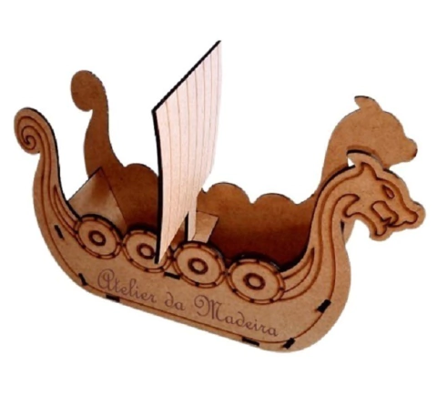 Cachepo Barco Viking 27cm - comprar online