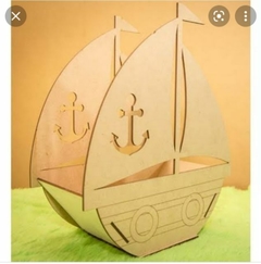 Cachepo Barco Marinheiro 22cm - Atelier da Madeira