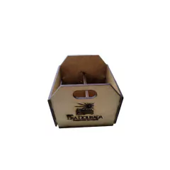 Caixa Engradado 10x10cm Personalizada 4 Divisões na internet