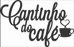 Aplique Cantinho do Café Xícara 30cm Pintado
