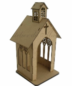 Oratório Capela Igreja para Santo 70cm Desmontado
