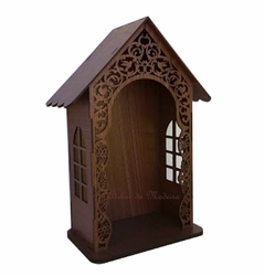 Capela Provençal para Santo 20cm Pintado