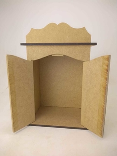 Oratório Capela Porta Almofada para Santo 30cm - comprar online