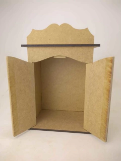 Oratório Capela Porta Almofada para Santo 30cm - comprar online