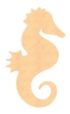 Recorte Cavalo Marinho 20x40cm MDF 3mm