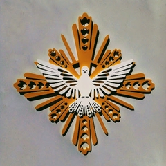 Divino Espirito Santo 20cm Nº4 Pintado - comprar online