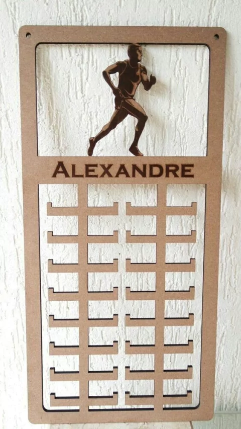 Porta Medalhas Personalizado 60cm