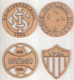 Imagem do Porta Retrato 10x15cm Liso Base e Porta Lapis Times