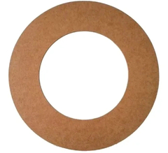 Guirlanda Redonda Lisa Aro 90cm MDF 3mm com Furo