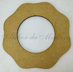 Guirlanda Ondulada 23cm MDF 3mm
