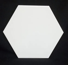Recorte Hexagono 20cm MDF 3mm Pintado - loja online