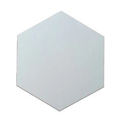 Recorte Hexagono 20cm MDF 9mm Pintado na internet