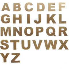 Letras e Numeros Forma 15cm MDF 9mm - loja online