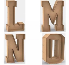 Letra Caixa Vasada 30cm