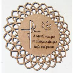 Mandala Fé 20cm - comprar online