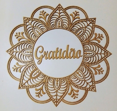 Mandala Gratidão 30cm