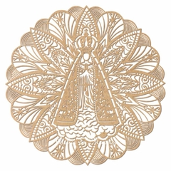 Fundo para Mandala Santos Diversos 20cm somente o Fundo - Atelier da Madeira