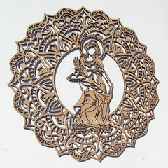 Mandala Santos Diversos Religioso 30cm - loja online