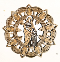 Mandala Santos Religioso Diversos 40cm - loja online