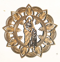 Fundo para Mandala Santos Diversos 20cm somente o Fundo - comprar online