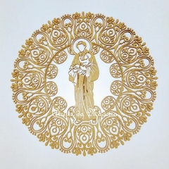 Mandala Santos Diversos Religioso 30cm na internet