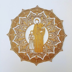 Mandala Santos Diversos Religioso 30cm - loja online