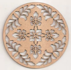 Mandalas Diversas Simples 15cm - Atelier da Madeira