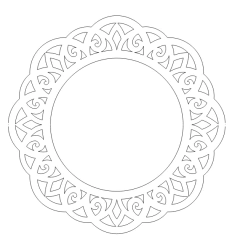 Moldura Redonda Mini 10cm MDF 3mm Diversas - loja online