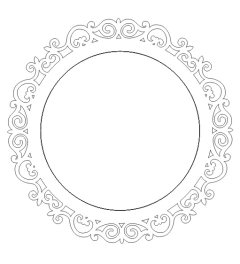 Imagem do Moldura Redonda Mini 10cm MDF 3mm Diversas