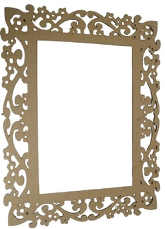Moldura Retangular Flor 80x100cm - Pintado - comprar online