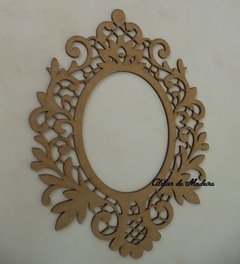 Moldura Oval Arabesco Bella 45x60cm - comprar online