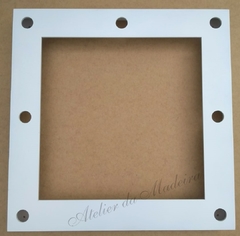 Moldura Camarim 50x70cm 7 Bocais com Fiação Pintado - comprar online