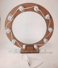 Moldura Redonda Camarim Ring Light 40cm 8 Bocais E Fiação - comprar online