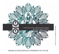 Fundo para Mandala Santos Diversos 20cm somente o Fundo na internet