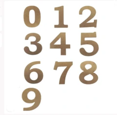 Letras e Numeros Forma 13cm MDF 9mm na internet