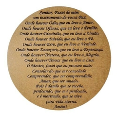 Recorte Redondo Liso 30cm Oração Diversas na internet