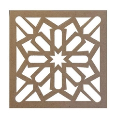 Painel Divisorias Cobogo Placa 80x100cm Mdf 6mm