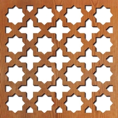 Painel Divisórias Cobogo 90x90cm MDF 6mm - Atelier da Madeira