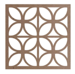 Painel Divisórias Cobogo 60x65cm MDF 6mm - comprar online