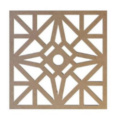 Painel Divisórias Cobogo 60x65cm MDF 6mm - Atelier da Madeira