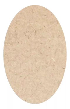 Recorte Oval Liso 10x16cm MDF 9mm
